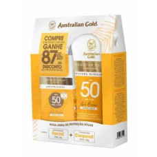 Kit Australian Gold (Protetor Facial FPS 50 50g + Protetor Corporal FPS 50 200g)