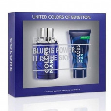Kit Colors de Benetton Man Blue ( Perfume 100ml + After Shave 75ml )