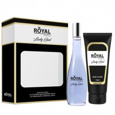 Kit Royal Paris Lady Girl (Perfume 100ml + Hidratante Corporal 100ml)