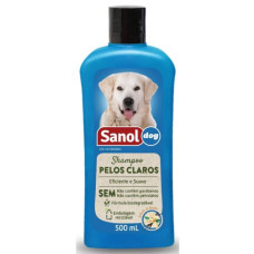 Shampoo Sanol Pelos Claros Dog 500ml