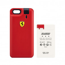 Perfume Ferrari Red Masculino EDT 25ml + Capa Ferrari Red Para iPhone 6 / 6S TESTER  