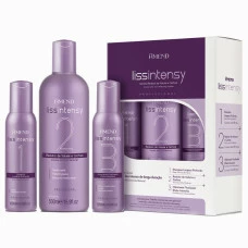 Kit Liss Intensy (Shampoo 120ml + Redutor de Volume e Cachos 500ml + Hidratante120ml) 