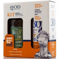 Kit Shampoo Daily Fresh 220ml + Protetor Solar FPS 30 150ml